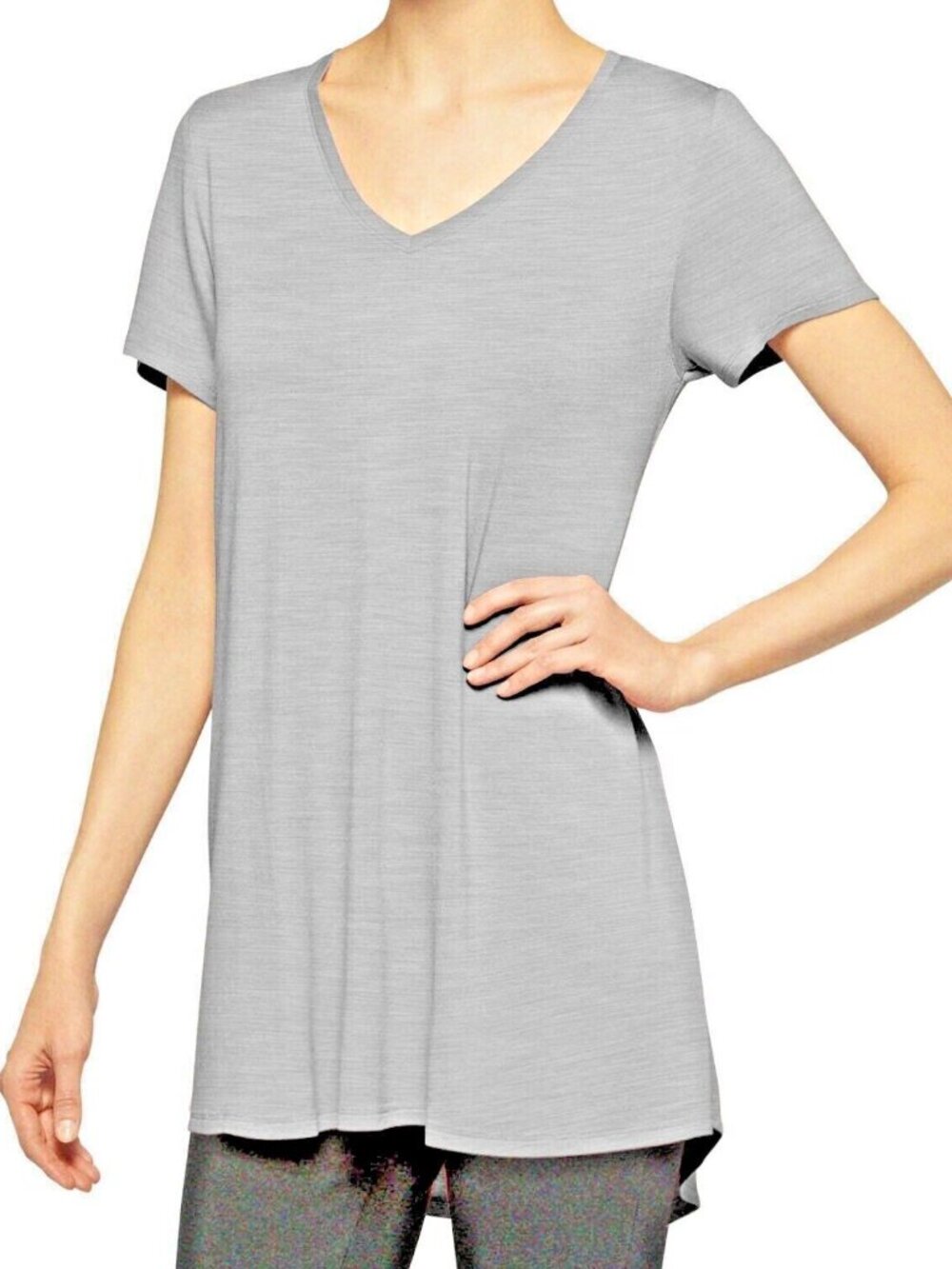 Hue Heather Gray Perfect Legging Tee